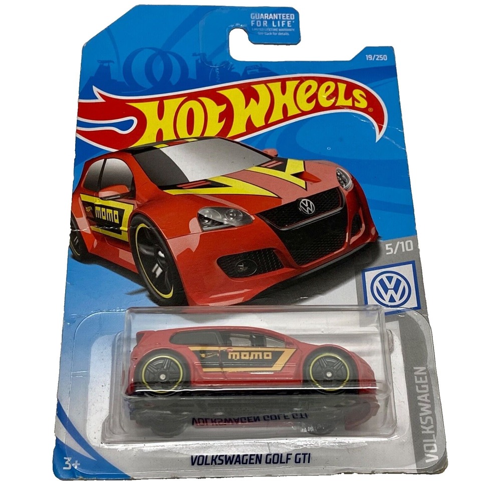 Hot‎ Wheels Volkwagen Golf GTI 19/250 VW Momo Red 1:64 Die-cast 2017